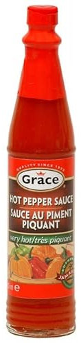 GRACE Sauce Hot Pepper 85Ml - Un piquant créole pour sublimer vos saveurs – Le secret des cuisines exotiques - Lot De 4