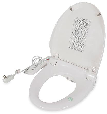 Siège de toilette électronique intelligent pour bidet - Siège de douche intelligent - Siège de toilette électrique chauffé - Économie d'énergie