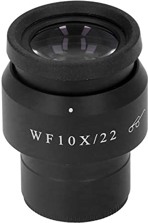 WF10X Digital Microscope Eyepiece for Stereo Microscopes – 22mm Widefield, 30mm Interface, Aluminum Alloy Body with Optical Glass Lens