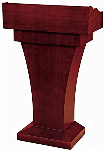 MObyat Holz-Podium,Hochwertiger Konferenz- und Sprechpult aus massivem Holz, Willkommenspult, Gästepult, Lehrerpodest, ideal für Predigten und Präsentationen