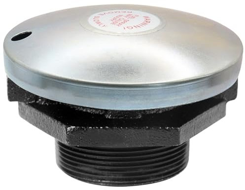 Tapa de combustible ventilada para tanque de transferencia con cuello roscado, tapa de tanque de diésel con base de 2 pulgadas, tapa de tanque de presión de ventilación de combustible para tanque de