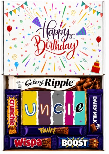 Uncle Chocolate Hamper - Birthday Gift for Uncle - Happy Birthday Uncle - Gift for Him - Present for Uncle - Letterbox Gift Hamper