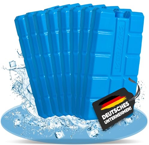 NEMT 2/4/6/8/10/12/24/35/70er Set Kühlakkus je 400ml für Kühlbox Kühltasche Kühltragetasche Kühlakku Kühlpads Kühlpack