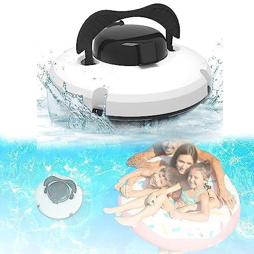 Hydravex Automatic Pool Cleaners, Cordless Robotic Pool Cleaner, Dual Powerful Motors, Dual Debris Scrapers, Fine Filtration Mesh,for Underwater Scenarios Swimming Pools, Water Reservoirs
