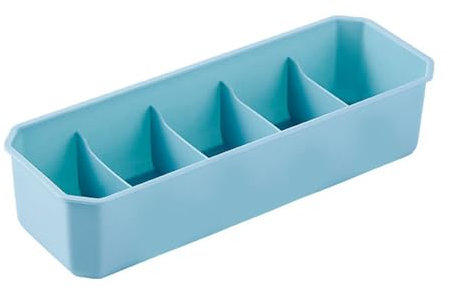 Scatola portaoggetti per Calzini Organizzatore per smistamento Biancheria Intima impilabile a più Scomparti per Uso Domestico in plastica