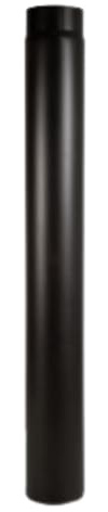 Tubo Lineare Verniciato per Fumisteria – in Acciaio al Carbonio SP. 20/10 - per Stufa a Legna - Lunghezza 1000mm (130 mm)