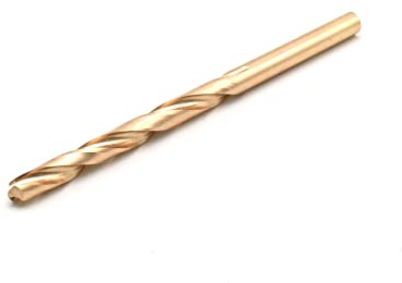 TMAX Non-Sparking 1/4 inch Drill Bit Beryllium Bronze Copper, 8 Inch Total Length, Spark Free Safety, Non-Magnetic and Corrosion-Resistant, Non Spark
