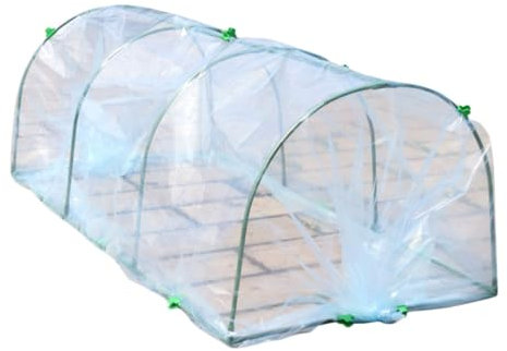 TOYANDONA Apoyo Invernaderos Transparente Refugio para Flores de Jardín Accesorio para Invernadero DIY para Cultivo de Verduras Protección Lluvia para Plantas Balcón