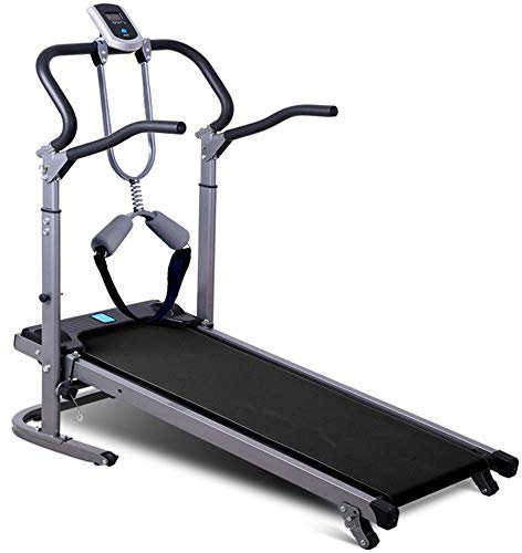 Treadmills, Foldable Mechanical Treadmill, Ultra-Quiet Small Walking Machine For Home Fitness Equipment, Handrail Lifting Adjustment, Free Adjustment