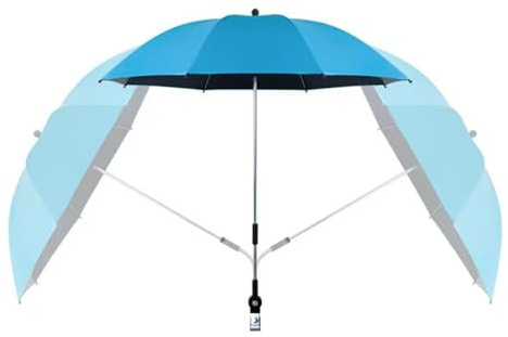 Paraguas de cochecito con abrazadera - paraguas clip cochecito - paraguas cochecito protección UV - paraguas extra grande con abrazadera - coche infantil - día - dosel impermeable reg