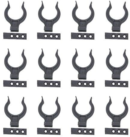 12Pcs Skirting Clip Kitchen Pedestals Fixing Clip Cabinet Baseboard Buckle Clamp Foot Fastener Brackets Kitchen Skirting Clip