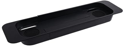 Plateau De Bain Imperméable - Caddy De Baignoire Réglable, Porte-vin | Étagère De Baignoire Extensible avec Support pour Tablette, Bougie, Shampooing, Organisateur De Salle De Bain pour Femmes Hommes