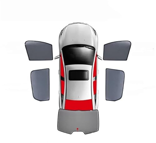 pour Mitsubishi pour Lancer-Ex Et pour Lancer Ex 2007-2017 Rideau De Fenêtre De Voiture Pare-Soleil Magnétique Visière Pare-Brise(5PCS)