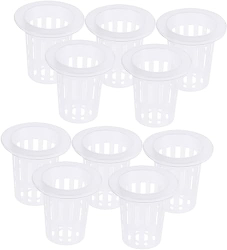 XinYangMao 20 Pezzi Vasi per Idroponica, Cesti per Coltivazione Fuori Suolo con Rete, Vaso per Piante Idroponiche per Giardino, Balcone e Idroponica
