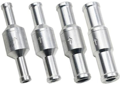 Válvula de retención de combustible de aleación de aluminio, válvula de vacío de carburador de combustible y agua (10 mm)