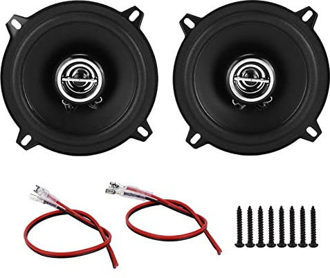 Sunicon 4 -Wege -Autolautsprecher, 400 Watt 4 Wege 4 Ohm Full Range Car Audio Stereo -Lautsprecher mit Crossover für alle Auto -Audiosysteme
