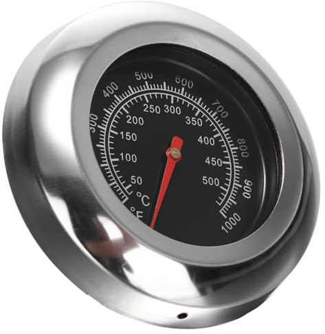 YOSADIER Bimetall aus Glas und Metall Ofenthermometer für Grill und Küche mit Temperaturbereich 50 500℃ Schnelles Anzeigen der Ofentemperatur und Fleischmessung für Bbq und Backen