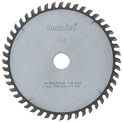 Metabo Kreissägeblatt HW/CT 230 x 30, 56 WZ 15 Grad, 628044000