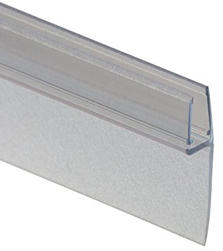 Schulte D2975 Premium Dichtung Universaldichtung vertikal/senkrecht für Duschkabine, Transparent