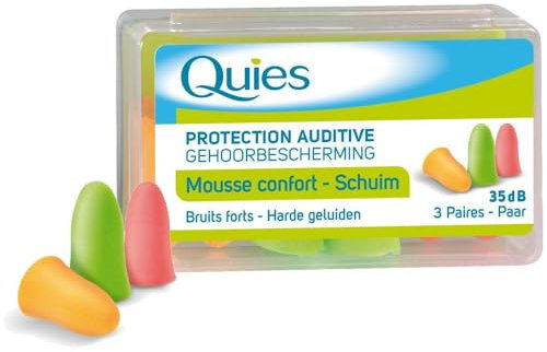 Quies Protection Auditive - Earplugs 35dB-3 Pairs
