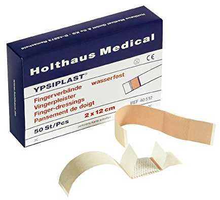 YPSIPLAST Fingerverbände wasserfesthautfarben, 2 x 18 cm (50 Stck.)
