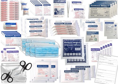 NEUE DIN 2025 - Füllung DIN 14142 / EN 14142 - Komplettset für Verbandskasten Feuerwehr/RTW & Krankenwagen aktueller Stand