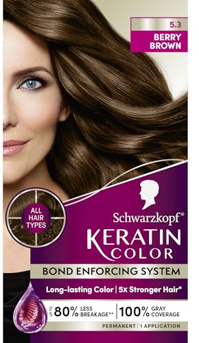 Schwarzkopf Keratin Color® 5.3 Berry Brown Permanent Hair Dye