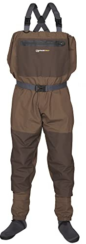 Compass 360 by SJK Deadfall Breathable STFT Chest Wader Waterproof Fishing, Bootfoot, Fly Fishing, Lightweight Men and Women