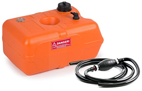 wellenshop Benzintank Boot 30 Liter mit Reservefunktion – HDPE Kraftstofftank Außenborder, RINA-geprüft, Benzin & Diesel, Schnellkupplung, UV-beständig, 500×350×220 mm, Motorboot, RIB & Schlauchboot