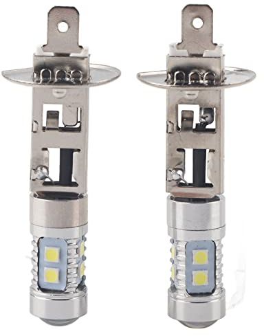 Aramox Lampadine per fari, 2 pezzi 6000K Super White 100W LED Lampadine per proiettori Kit fendinebbia Lampadina per fari