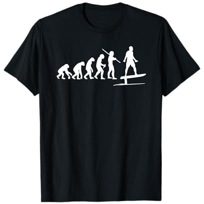 Efoil Elektro Wasserflügel Surfbrett Funny Evolution T-Shirt