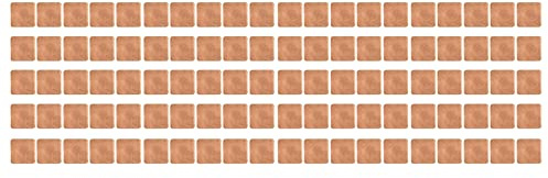 100 Piezas Portátil GPU CPU Disipador de Calor Térmico Almohadilla de Cobre Cuña, Almohadilla de Cobre Cuñas Kit Térmico, Disipador de Calor de Cobre Puro Enfriador de Placa para PC(15x15x0.8mm)