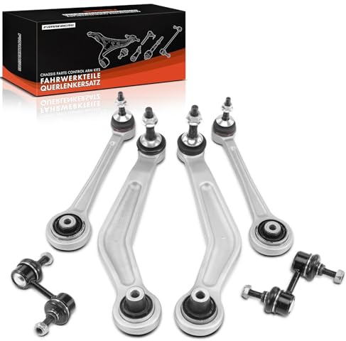 Frankberg 4x Querlenker Satz + 2x Koppelstange Hinterachse Oben | Kompatibel mit 5er E39, 5er Touring E39