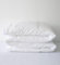 Piumino lettino piumone 280 grammi bambini neonato letto 108x139 cm trapunta invernale coperta bambino 100% microfibra caldo antiacaro antisoffoco antiallergico inverno corredo bambina sbarre (Bianco)