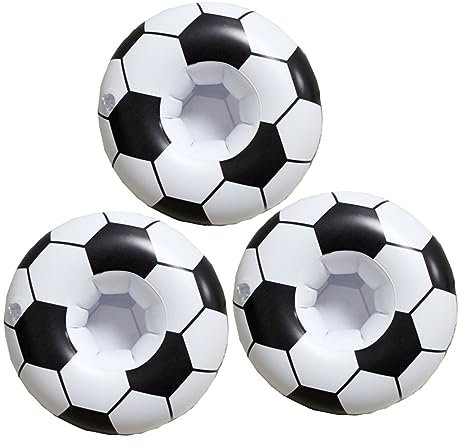 Toyvian 3 Piezas Portavasos Hinchable para Piscina Portabebidas De Playa para Arena Portavasos De Playa Portavasos Flotante Alberca Inflable Reutilizable