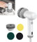 Sinoshi Spin Power Scrubber, Sinoshi kabelloser Power Spin Scrubber, multifunktionaler Spin Power Scrubber, handgehaltener elektrischer Spin Power Scrubber, geeignet für Küche, Waschbecken (Weiß)