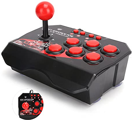 RASTKY Fight Stick Joystick Cableado para/PC, Controlador Duradero para Miles de Juegos