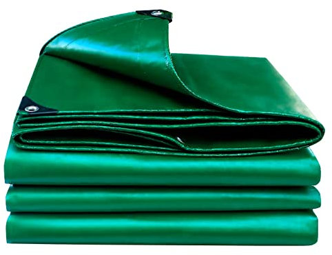 Bâche imperméable résistante 450 g/m², couverture polyvalente pour chenils, poulaillers, étangs, foin, poteaux en rondins, remorques, meubles d'extérieur, sol (personnalisable)