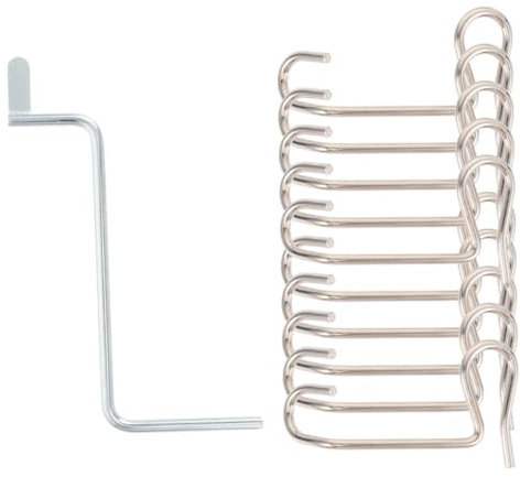 UKCOCO 1 Set Zaundraht Befestigungswerkzeuge Stahl Rostfreie Zäune Hochleistungsspanner Zaundrahtspanner Drahtspanner Drahtspanner Spanner Hochleistungs Zaunspanner Silber