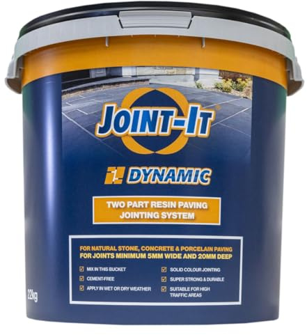 Joint-It Dynamic Two Part Resin Paving Jointing System, Grey, 22.5kg