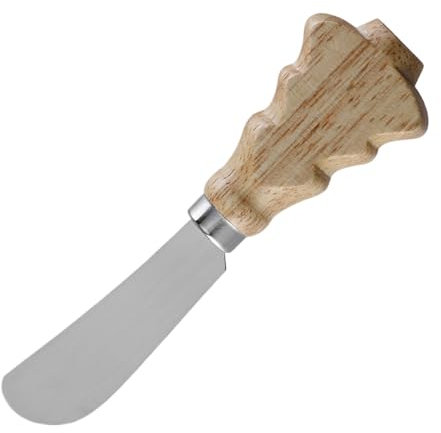 Coupe-Fromage Étaloir,Coupe-Fromage Manche En Bois Lame Acier Inoxydable | Mini Outil Multifonction Pour Planche À Charcuterie, Pizza, Gâteau, Cuisine Et Repas Avec Grattoir Et Étaloir