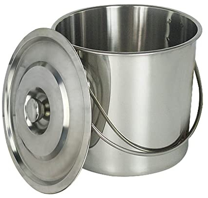 20L Stainless Steel Stockpot with LidHeavy Duty 304 Stainless Steel Soup Pot Thick Bottom Cooking Pot with 2 Handles Ideal for Kitchen Stews and Soups