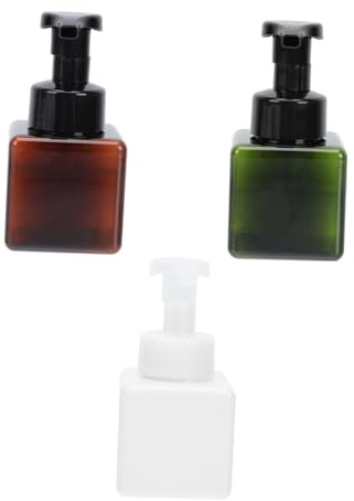 EPIGEIST Lot De 3 Bouteilles Pompe À Mousse Portable 4.92Oz Distributeur Savon Liquide Rechargeable pour Voyage Maison Bureau Et Cuisine
