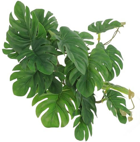 Alasum Künstliche Terrarium-Pflanze, 150x60x60 cm, realistische Kletterpflanze mit Versteckplatz & wasserdichtem Design für Reptilien, Schildkröten und Geckos in Aquarien, Terrarien und Vivarien