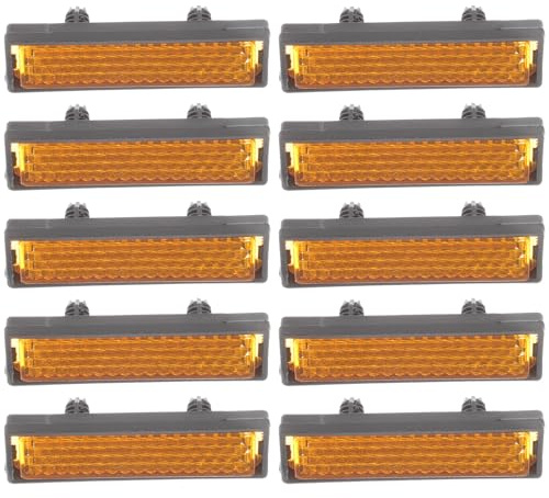 GARVALON Riflettore per Pedale Bicicletta Catarifrangente Professionale Set 20 unità Accessori per Pedalata Notturna in Bici