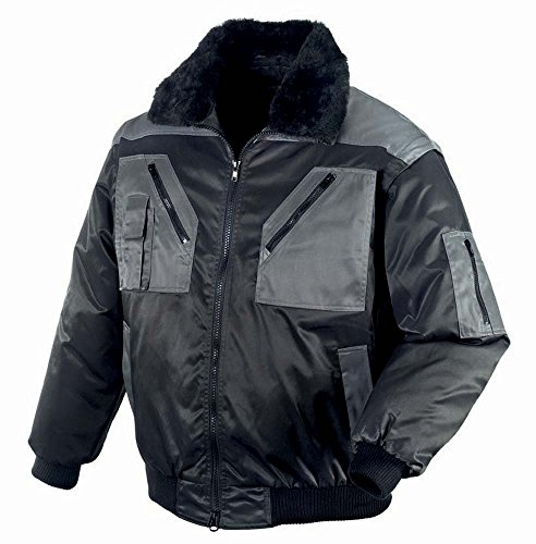 teXXor 4170-XXLOslo Pilot Arbetsjacka, Svart/Antracit, Storlek 2X-Large