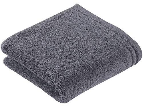 Vossen Handtuch Calypso Feeling Walk-Frottier anthrazit Größe 50x100 cm