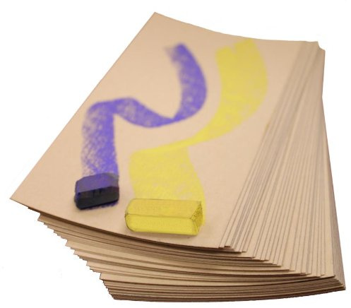UART sablée papier pastel M-148932 22,9 cm/30,5 cm N ° 500 Grade Paper, 10-Pack