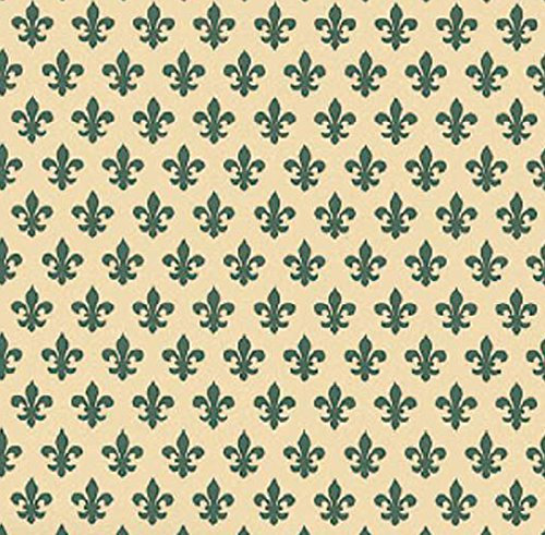 Klebefolie Möbelfolie Lilie French Lily grün 45 cm x 200 cm Heraldik Dekorfolie