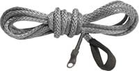KFI Products Synthetic ATV Winch 12' PLOW Cable (SMOKE) by SYN19-S12